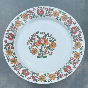 Alfoldi Porcelain Vintage Hungarian 7.5” Plate For Use or Display.